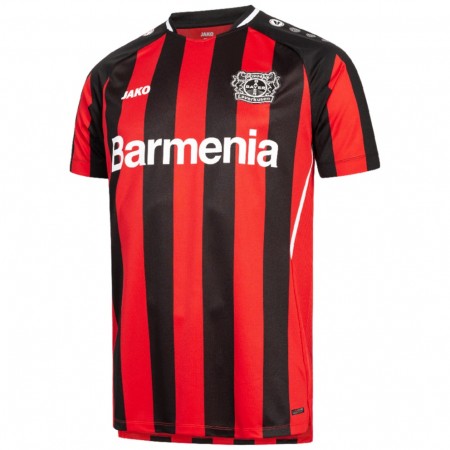 Jalkapallo Pelipaidat Bayer 04 Leverkusen Kotipaita 2021-2022 Lyhythihainen